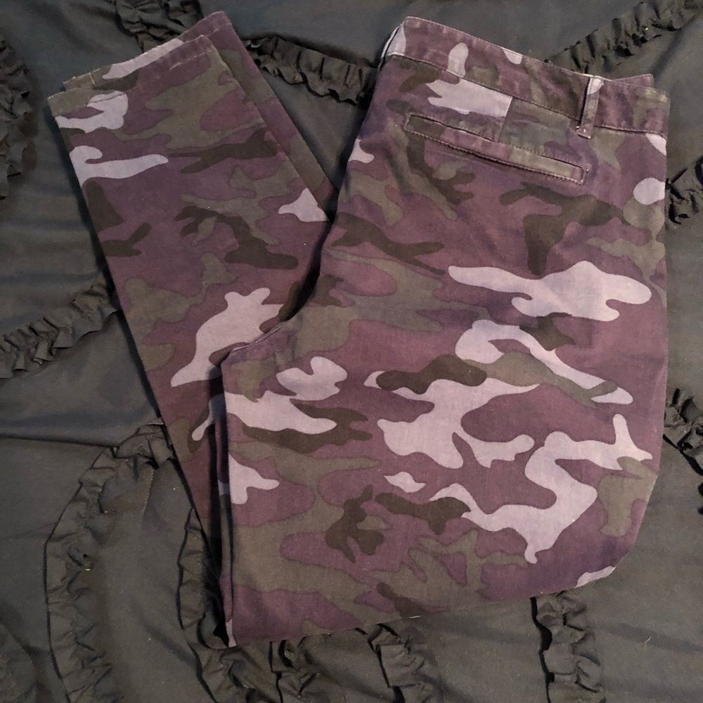 Blue Camo Gap Skinny Mini